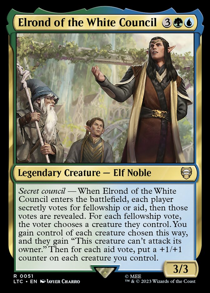 Elrond of the White Council 51 (Commander: The Lord of the Rings: Tales of Middle-earth)  | Good Games Morley