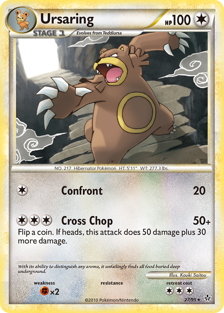 Ursaring (27/95) [HeartGold & SoulSilver: Unleashed] | Good Games Morley