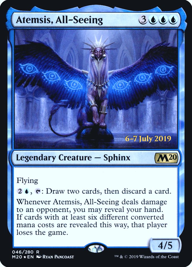 Atemsis, All-Seeing [Core Set 2020 Prerelease Promos] | Good Games Morley