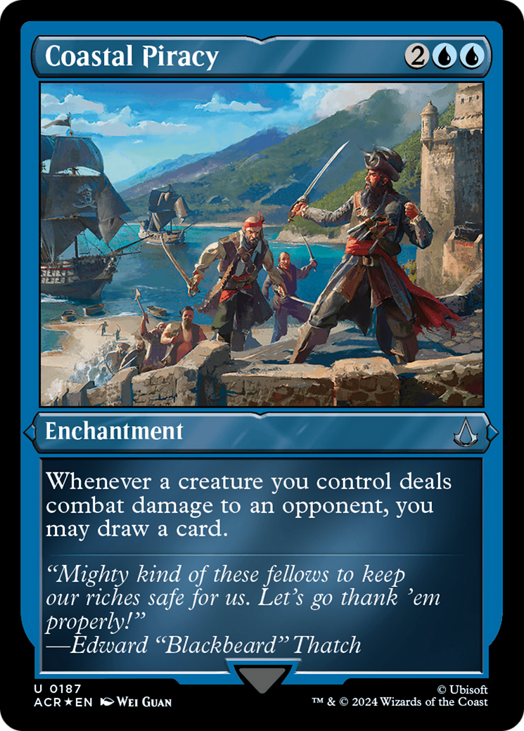 Coastal Piracy (Foil Etched) [Assassin's Creed] | Good Games Morley