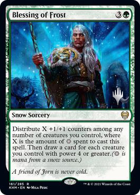 Blessing of Frost (Promo Pack) [Kaldheim Promos] | Good Games Morley