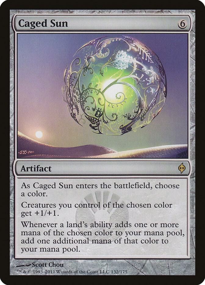 Caged Sun 132/175 (New Phyrexia)  | Good Games Morley