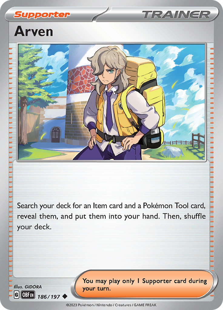 Arven (186/197) [Scarlet & Violet: Obsidian Flames] | Good Games Morley