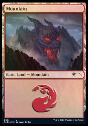 Mountain (Develish) (565) [Secret Lair Drop Promos] | Good Games Morley