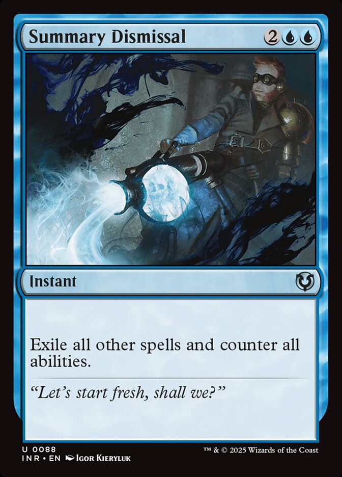Summary Dismissal 88/287 (Innistrad Remastered)  - Foil | Good Games Morley