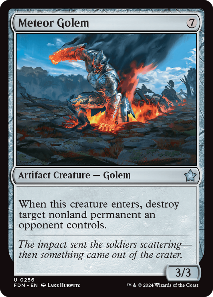 Meteor Golem [Foundations] | Good Games Morley