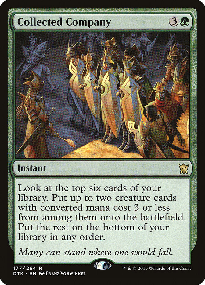 Collected Company 177/264 (Dragons of Tarkir)  - Foil | Good Games Morley