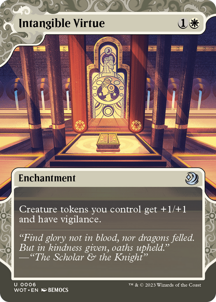 Intangible Virtue [Wilds of Eldraine: Enchanting Tales] | Good Games Morley