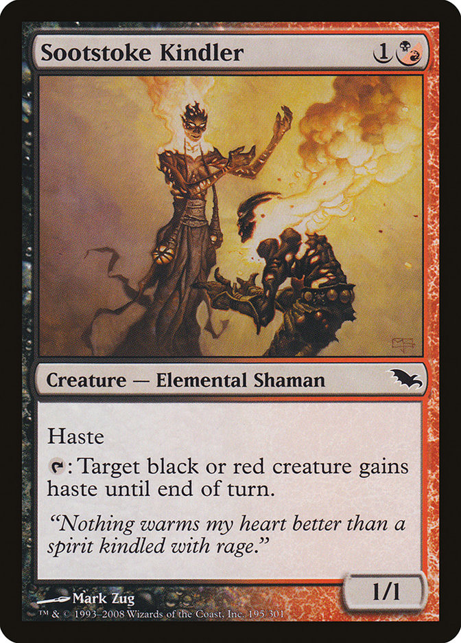 Sootstoke Kindler 195/301 (Shadowmoor)  - Foil | Good Games Morley