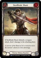 Steelblade Shunt (Blue) [U-WTR128] (Welcome to Rathe Unlimited)  Unlimited Normal | Good Games Morley