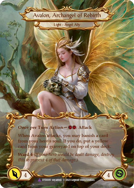 Figment of Rebirth // Avalon, Archangel of Rebirth (Marvel) [DTD009] (Dusk Till Dawn)  Cold Foil | Good Games Morley
