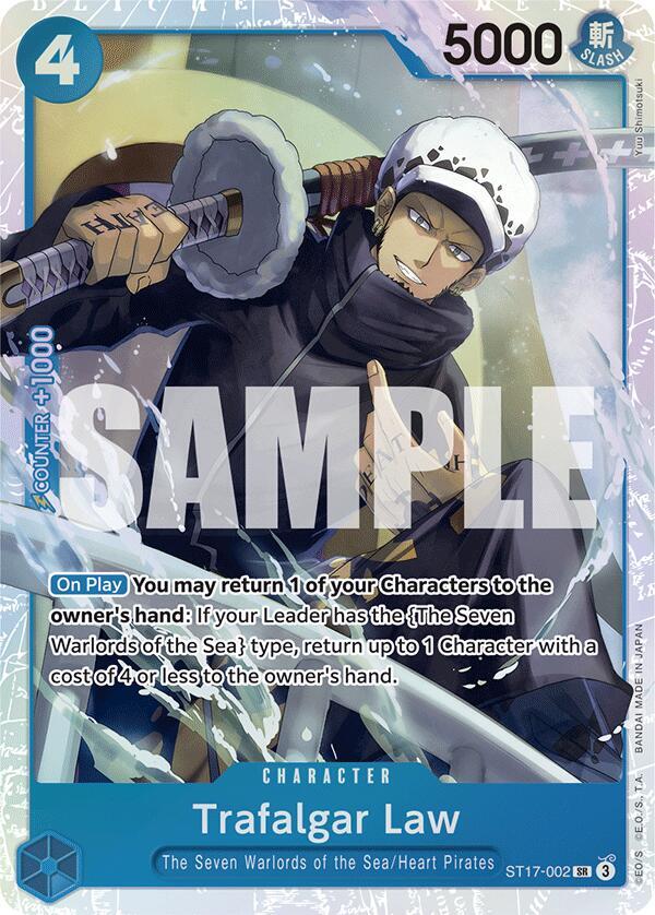 Trafalgar Law ST17-002 (Starter Deck 17: BLUE Donquixote Doflamingo)  - Foil | Good Games Morley