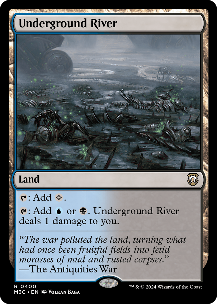 Underground River (Ripple Foil) [Modern Horizons 3 Commander] | Good Games Morley