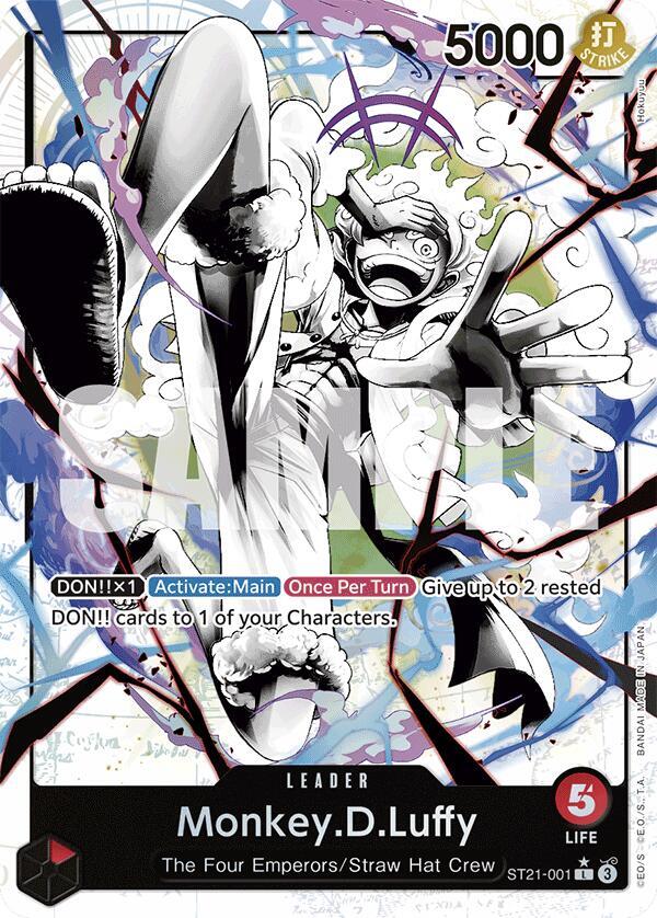 Monkey.D.Luffy ST21-001 (Starter Deck EX: Gear 5)  - Parallel Foil | Good Games Morley