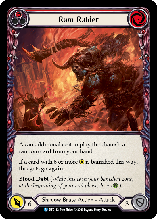 Ram Raider (Red) [DTD112] (Dusk Till Dawn)  Rainbow Foil | Good Games Morley