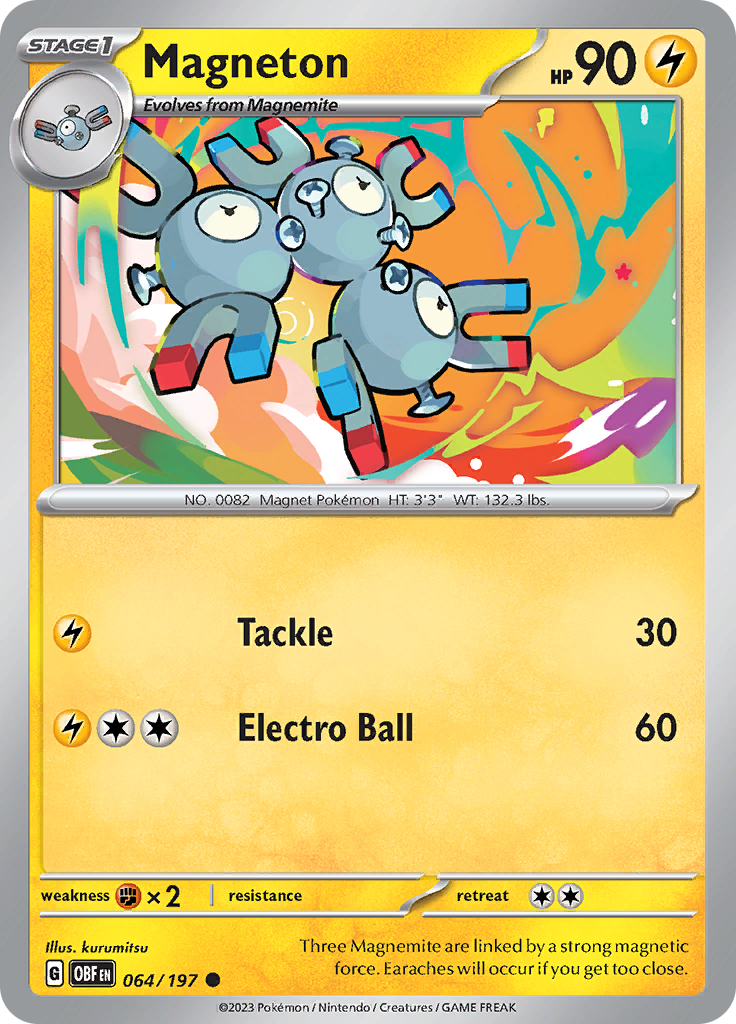 Magneton (064/197) [Scarlet & Violet: Obsidian Flames] | Good Games Morley