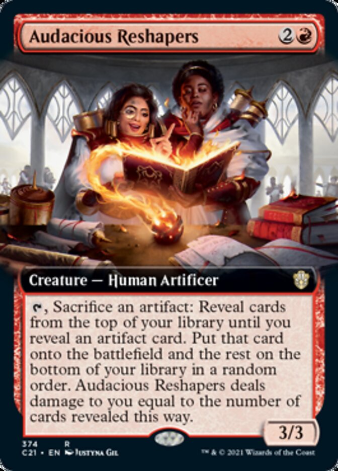 Audacious Reshapers (Extended Art) [Commander 2021] | Good Games Morley