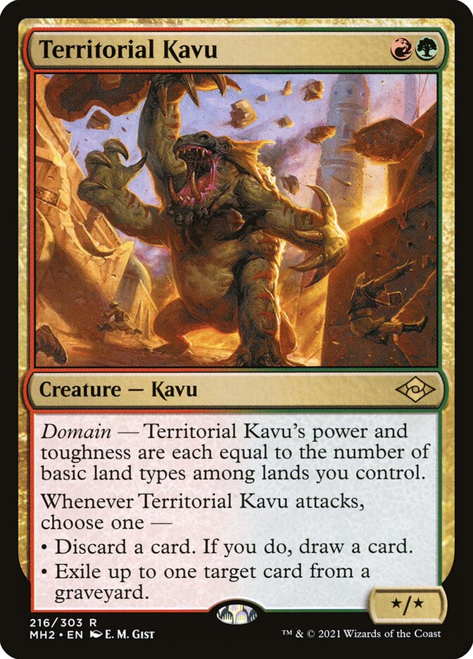 Territorial Kavu 216 (Modern Horizons 2)  - Foil | Good Games Morley