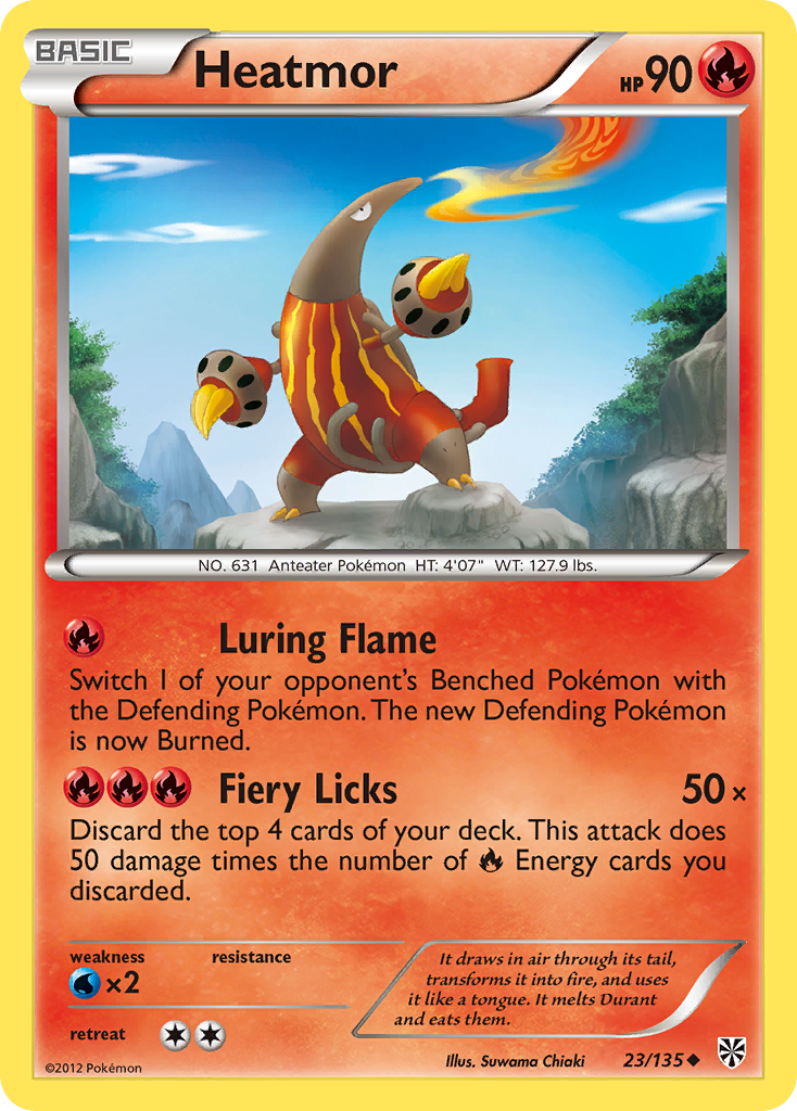 Heatmor (23/135) [Black & White: Plasma Storm] | Good Games Morley