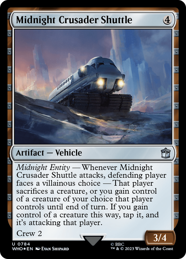 Midnight Crusader Shuttle (Surge Foil) [Doctor Who] | Good Games Morley