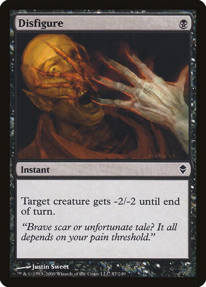 Disfigure 87/249 (Zendikar)  - Foil | Good Games Morley