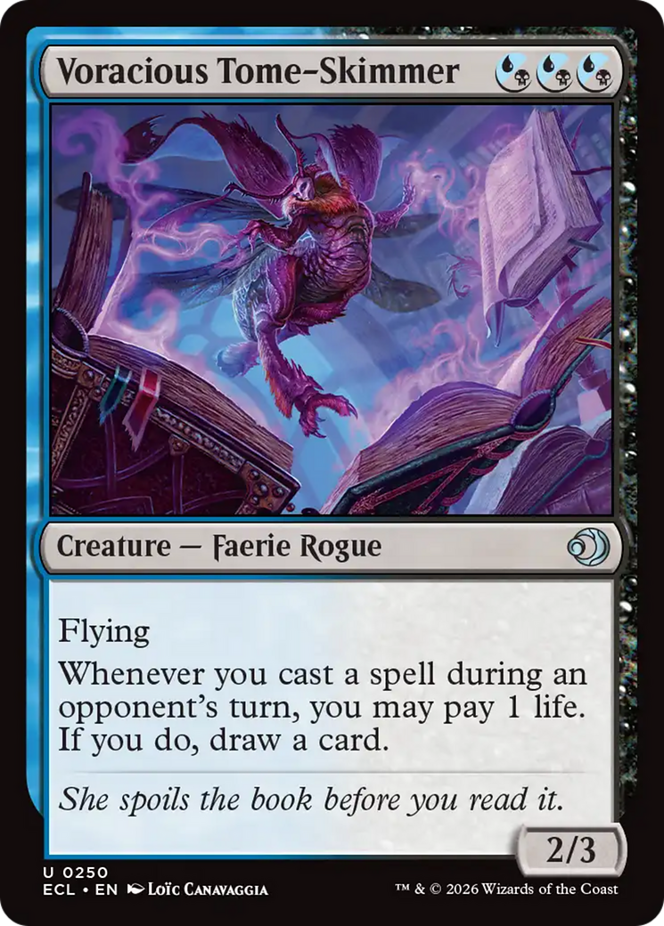 Voracious Tome-Skimmer [Lorwyn Eclipsed] | Good Games Morley