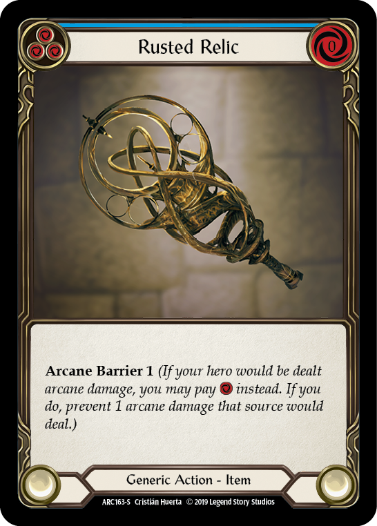 Rusted Relic [ARC163-S] (Arcane Rising)  1st Edition Rainbow Foil | Good Games Morley