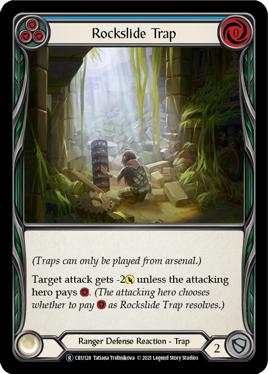 Rockslide Trap [U-CRU128] (Crucible of War Unlimited)  Unlimited Normal | Good Games Morley