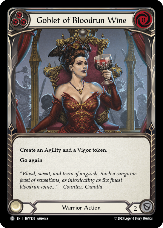 Goblet of Bloodrun Wine [HVY133] (Heavy Hitters)  Rainbow Foil | Good Games Morley