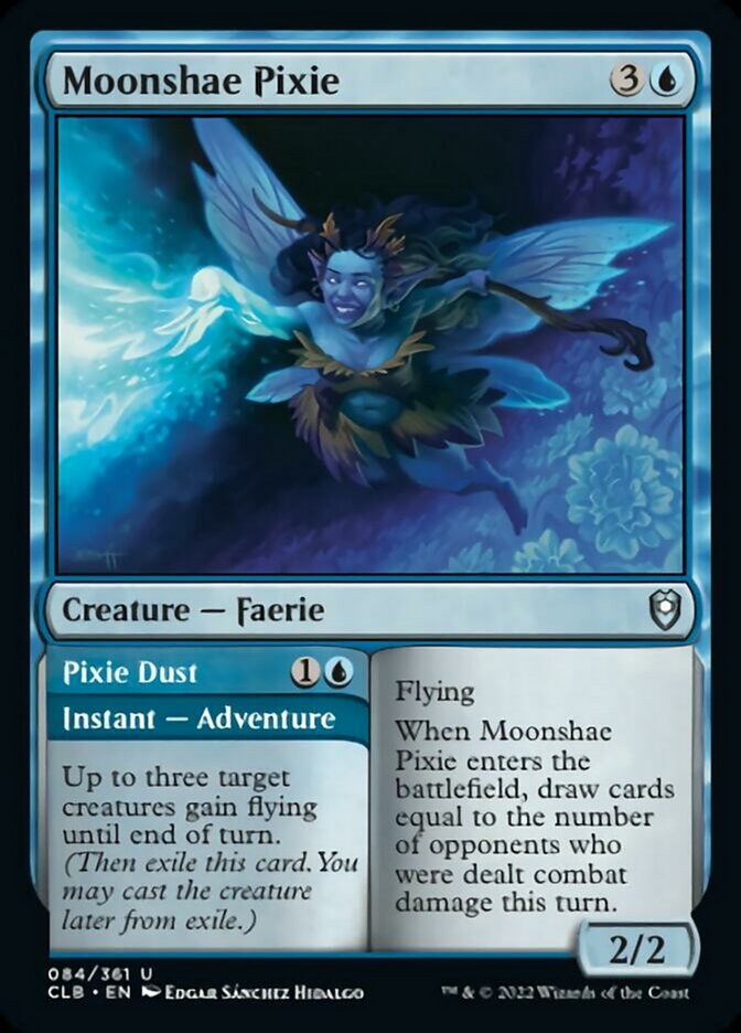Moonshae Pixie // Pixie Dust [Commander Legends: Battle for Baldur's Gate] | Good Games Morley