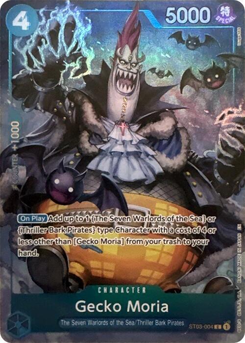 Gecko Moria (Binder Set) ST03-004 (One Piece Promotion Cards)  - Foil | Good Games Morley