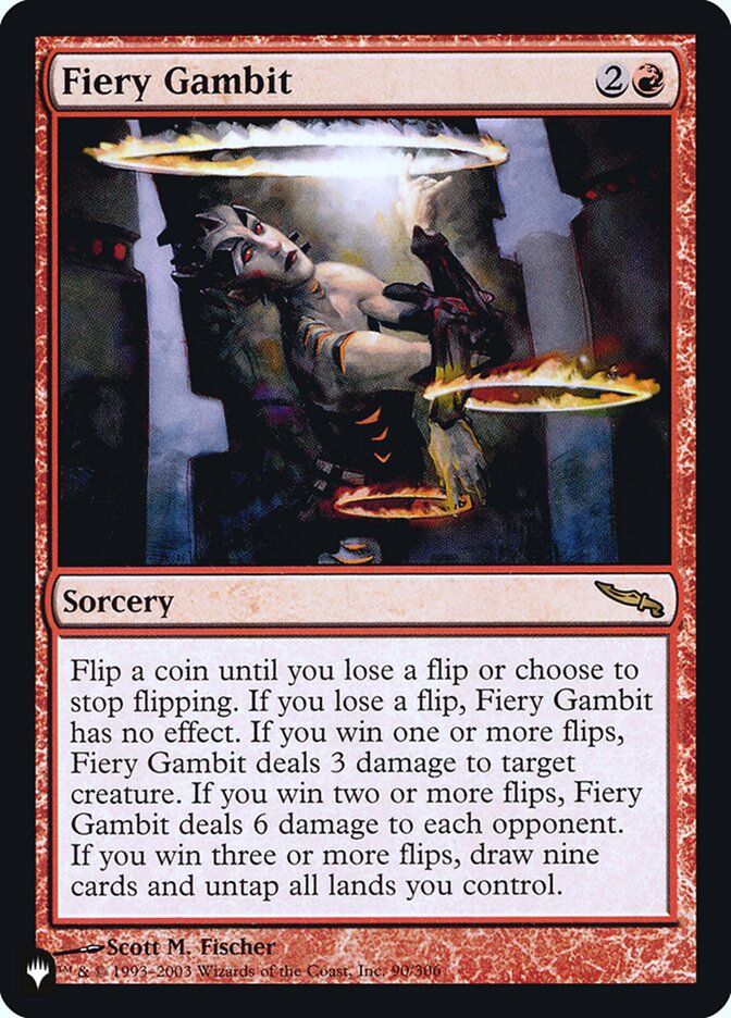 Fiery Gambit [Secret Lair: Heads I Win, Tails You Lose] | Good Games Morley