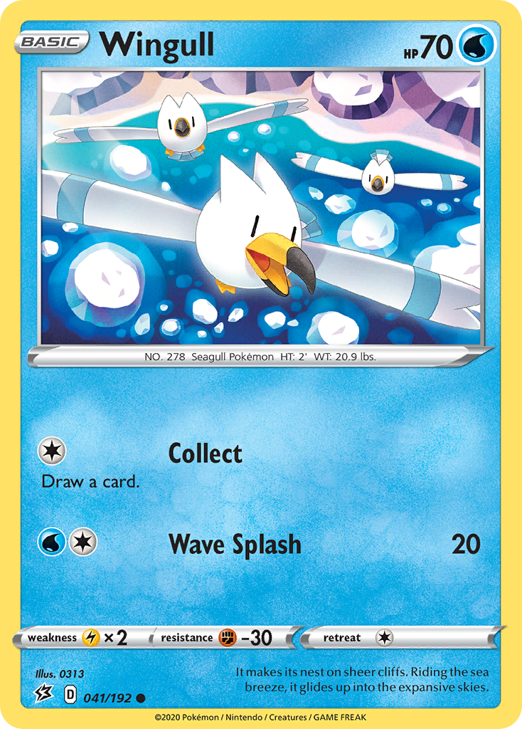 Wingull (041/192) [Sword & Shield: Rebel Clash] | Good Games Morley
