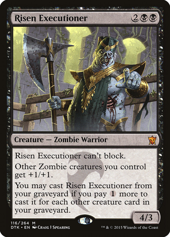 Risen Executioner 116/264 (Dragons of Tarkir)  - Foil | Good Games Morley