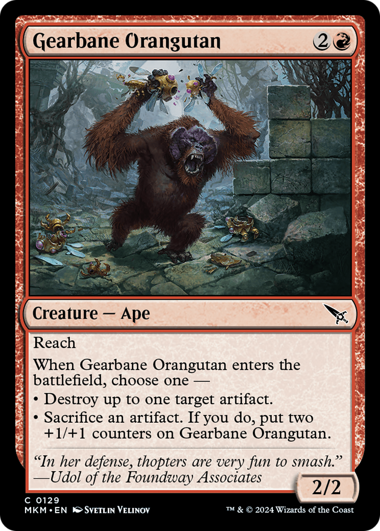 Gearbane Orangutan [Murders at Karlov Manor] | Good Games Morley