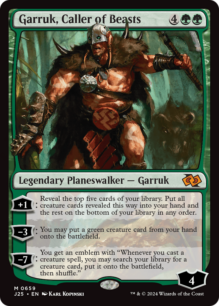 Garruk, Caller of Beasts [Foundations Jumpstart] | Good Games Morley