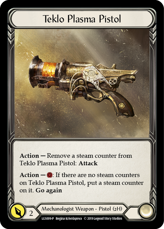 Teklo Plasma Pistol [LGS009-P] (Promo)  1st Edition Cold Foil | Good Games Morley