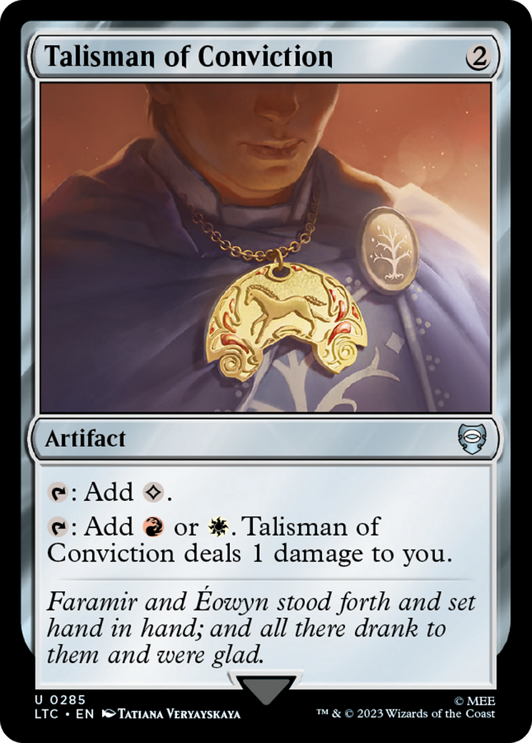 Talisman of Conviction [The Lord of the Rings: Tales of Middle-Earth Commander] | Good Games Morley