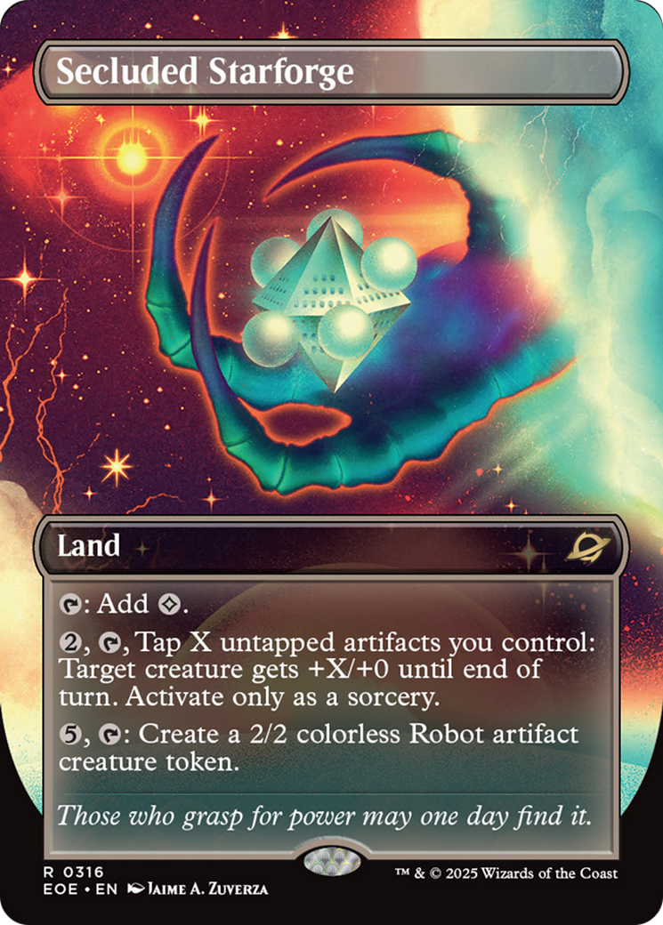 Secluded Starforge (Borderless) [Edge of Eternities] | Good Games Morley