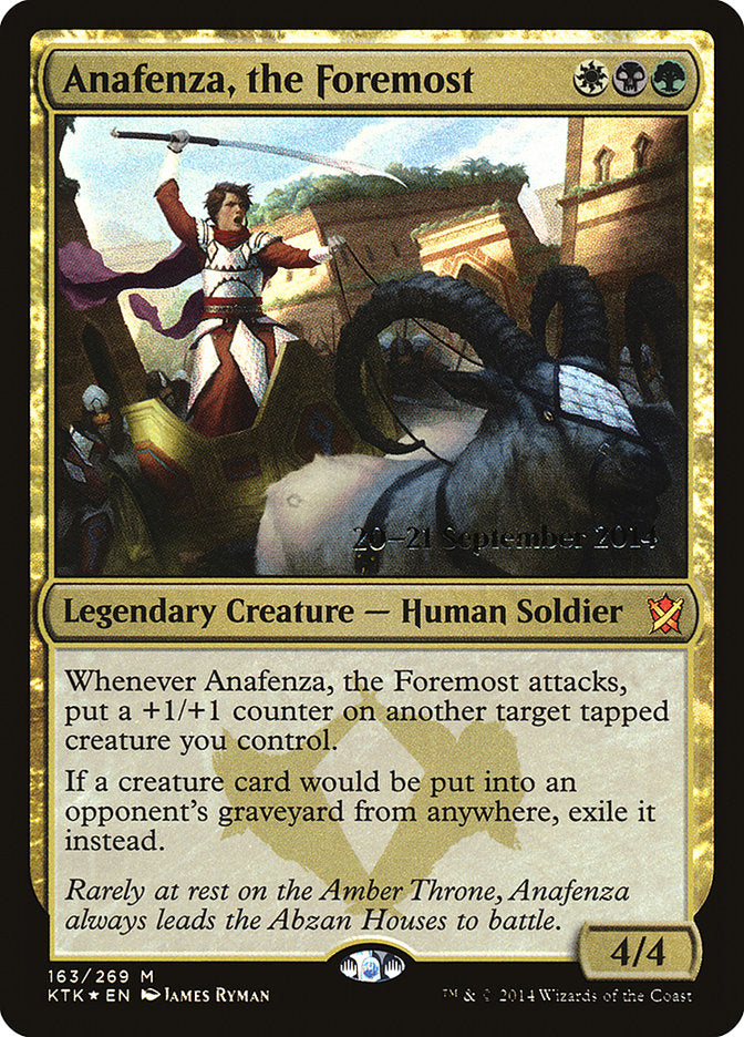 Anafenza, the Foremost [Khans of Tarkir Prerelease Promos] | Good Games Morley