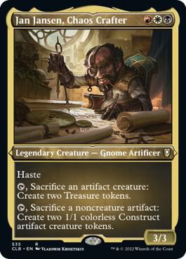 Jan Jansen Chaos Crafter Foil Etched 535 (Commander Legends: Battle for Baldur's Gate)  - Foil | Good Games Morley