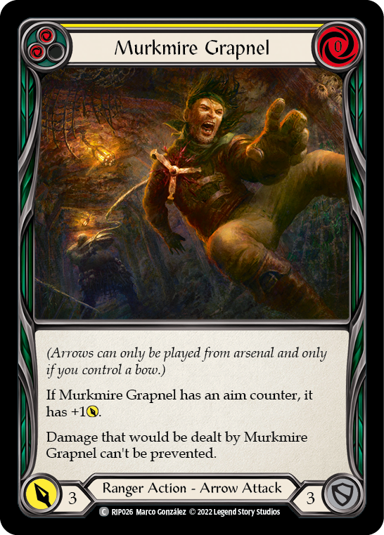 Murkmire Grapnel (Yellow) [RIP026] (Outsiders Riptide Blitz Deck) | Good Games Morley