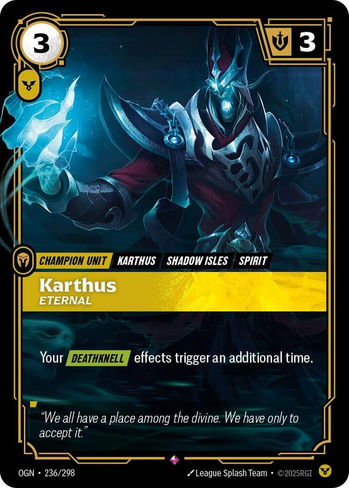Karthus - Eternal 236/298 (Origins)  - Foil | Good Games Morley