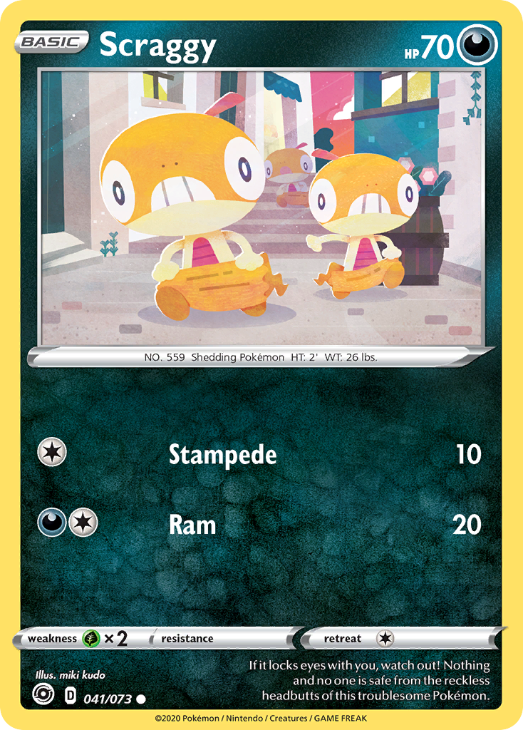 Scraggy (041/073) [Sword & Shield: Champion's Path] | Good Games Morley