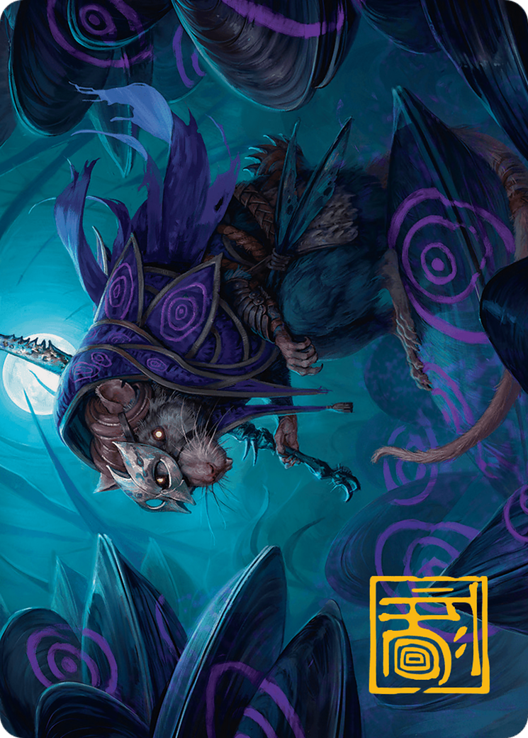 Nightwhorl Hermit Art Card (Gold-Stamped Signature) [Bloomburrow Art Series] | Good Games Morley