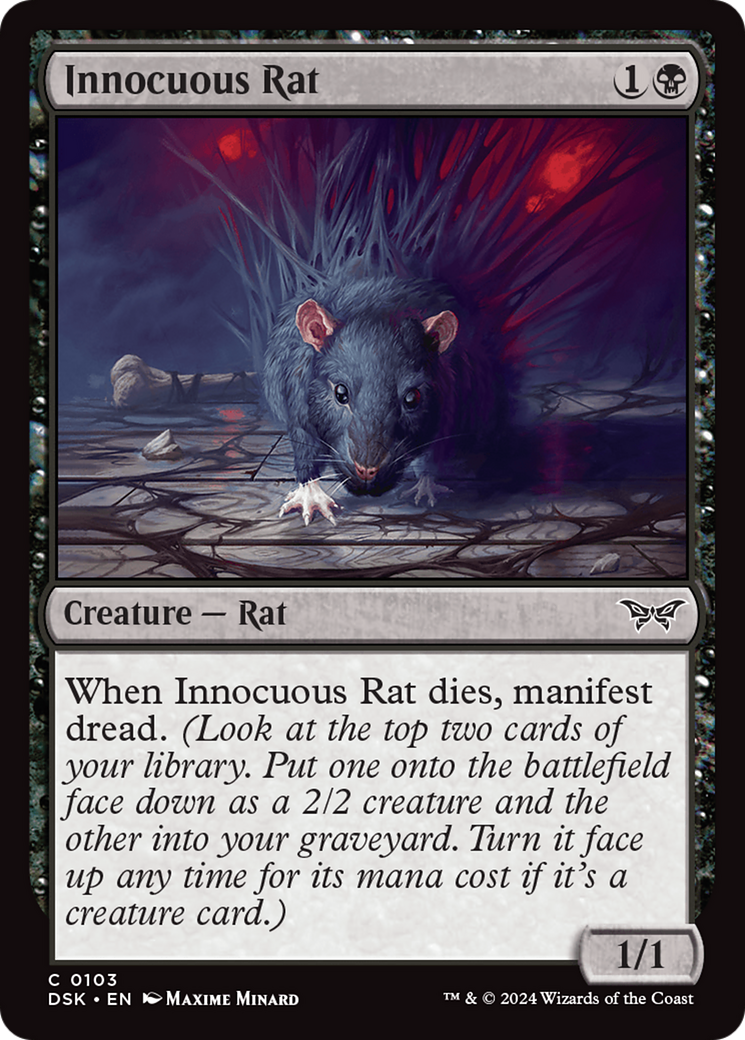 Innocuous Rat [Duskmourn: House of Horror] | Good Games Morley