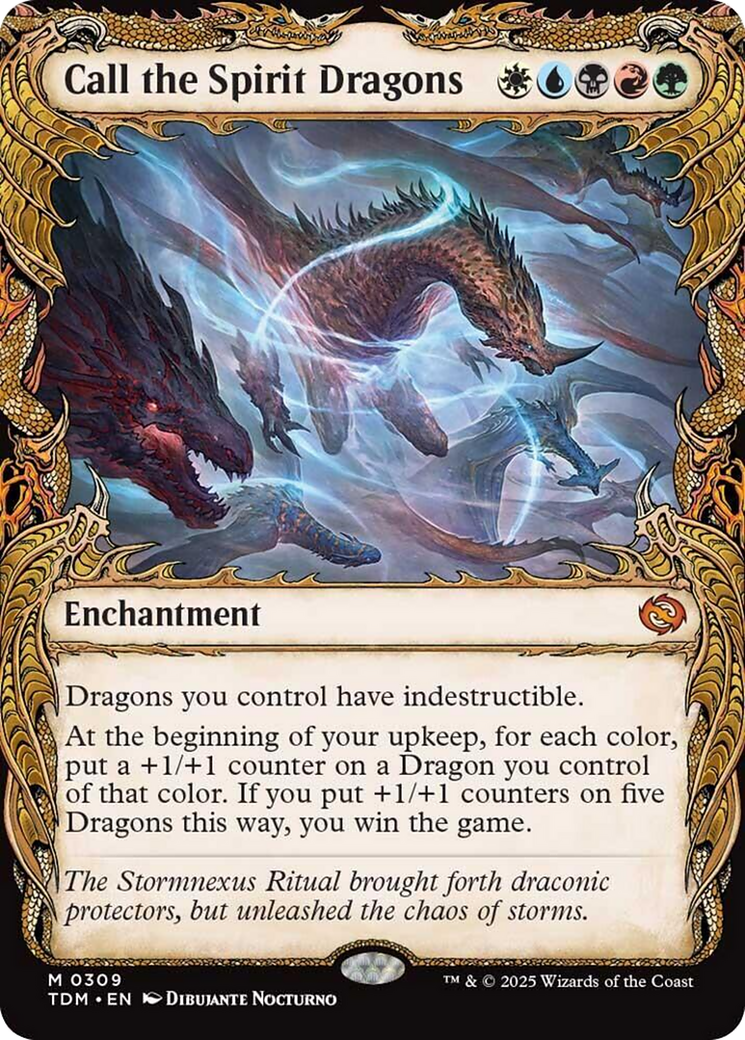 Call the Spirit Dragons (Showcase) [Tarkir: Dragonstorm] | Good Games Morley