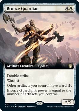 Bronze Guardian Extended Art 340 (Commander 2021)  | Good Games Morley