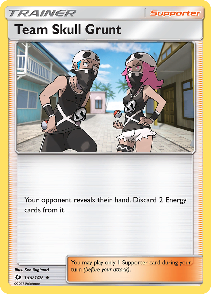 Team Skull Grunt (133/149) [Sun & Moon: Base Set] | Good Games Morley