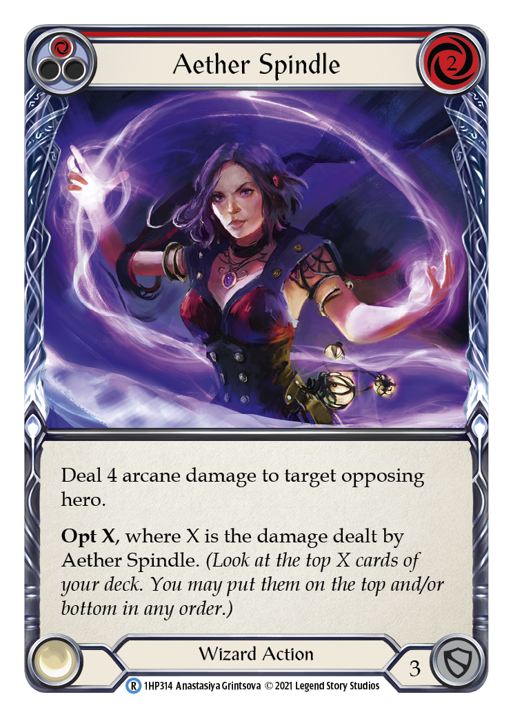 Aether Spindle (Red) [1HP314] (History Pack 1) | Good Games Morley